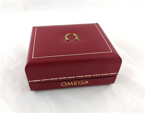 omega watches leather box